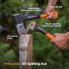 imageFiskars X7 Hatchet Lightweight Wood Splitter for Small to Medium Size Kindling with Proprietary Blade and ShockAbsorbing FiberComp Handle Lawn and Garden Tool 14 inch 15 poundsAxe