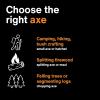 imageFiskars X7 Hatchet Lightweight Wood Splitter for Small to Medium Size Kindling with Proprietary Blade and ShockAbsorbing FiberComp Handle Lawn and Garden Tool 14 inch 15 poundsAxe