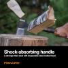 imageFiskars X7 Hatchet Lightweight Wood Splitter for Small to Medium Size Kindling with Proprietary Blade and ShockAbsorbing FiberComp Handle Lawn and Garden Tool 14 inch 15 poundsAxe
