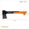 imageFiskars X7 Hatchet Lightweight Wood Splitter for Small to Medium Size Kindling with Proprietary Blade and ShockAbsorbing FiberComp Handle Lawn and Garden Tool 14 inch 15 poundsAxe