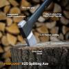 imageFiskars X7 Hatchet Lightweight Wood Splitter for Small to Medium Size Kindling with Proprietary Blade and ShockAbsorbing FiberComp Handle Lawn and Garden Tool 14 inch 15 poundsAxe