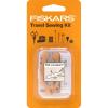 imageFiskars Sewing Kit  27Piece Travel Sewing Set with Case  Craft Supplies  Orange