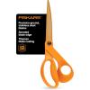 imageFiskars Titanium Shop Shears Stainless Steel Precisionground Scissors for All Purposes Yard and Garden Tool 9 in Orange9 in Shears