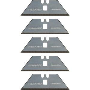imageFIskars Pro Utility Knife Replacement Blades 25mm SnapOff Carbon Ax Blades Pack of 55 Pack