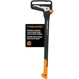 imageFiskars 28quot Hookaroon Saves Your Back  Lift Drag ampamp Load Heavy Rounds of Firewood and Split Wood  Sharp and Lightweight Pick Tool for Logs  Pickaroon Logging Tool  Forestry Tools28 Inch