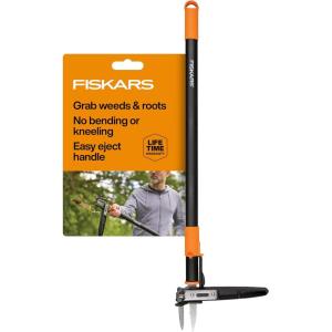 imageFiskars 3Claw Stand Up Weed Puller Tool Gardening Weeder Hand Weeding Tool with 39quot Long Ergonomic Handle with EasyEject Mechanism3claw