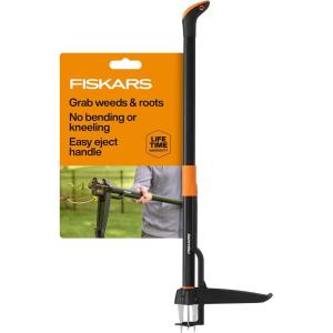 imageFiskars 3Claw Stand Up Weed Puller Tool Gardening Weeder Hand Weeding Tool with 39quot Long Ergonomic Handle with EasyEject Mechanism4claw