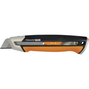 imageFiskars 7702201001 Pro Utility Knife Snap 25 mm OrangeBlack25 mm