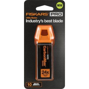 imageFiskars 7710201001 Pro Utility Knife Replacement Blades 10 Pack Silver 10 Count