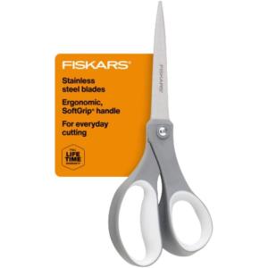 imageFiskars All Purpose Scissors High Performance Cutting Stainless Steel Blades Ergonomic and Comfort Handles Perfect for Arts and Crafts and the Office Scissors for Office8 All Purpose