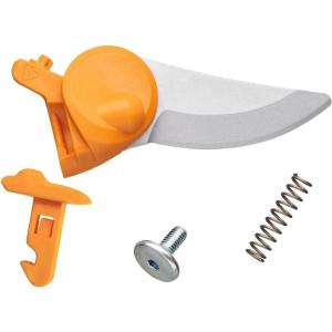 imageFiskars Bypass Garden Pruners L XSeries PowerGear P961 with Rolling Handle for Fresh Branches and Twigs NonStick Coated Stainless Steel Blades Length 222 cm BlackOrange 1057175Replacement blade P961
