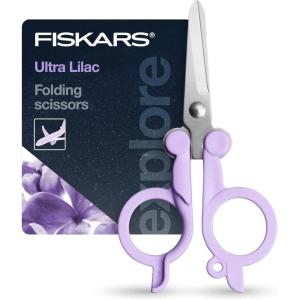 imageFiskars Explore Folding Scissor Designer Collection Ultra Lilac Travel Friendly