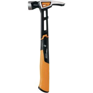imageFiskars IsoCore 22 oz MilledFace Framing Claw Hammer with Shock Reduction 16 inGeneral Hammer 20 oz 135 in