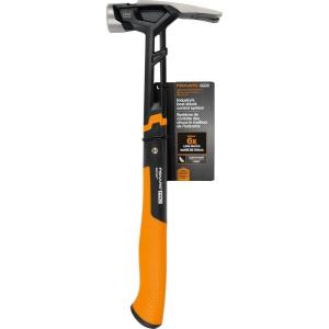 imageFiskars IsoCore 22 oz MilledFace Framing Claw Hammer with Shock Reduction 16 inIsoCore Framing Hammer 17 oz