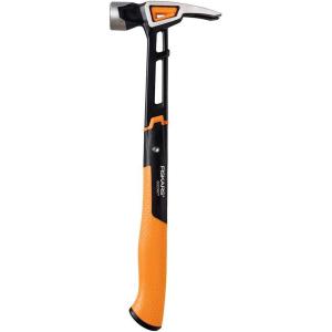 imageFiskars IsoCore 22 oz MilledFace Framing Claw Hammer with Shock Reduction 16 inMilled Face Framing 22 oz