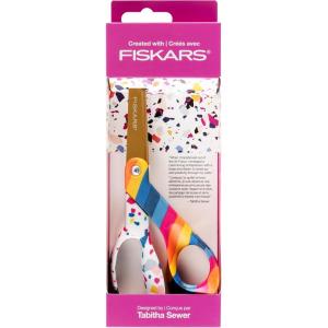 imageFiskars Premier Designer 8quot Scissors Adult Scissors All Purpose with Stainless Steel Blades for Office School Home Arts and Crafts Gifts for Women Sew BoldSew Bold