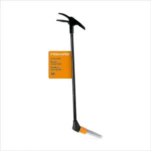 imageFiskars Shear Ease Grass Shears  5quot Stainless Steel Blades  360Degree Swivel Blade Plant Cutting Scissors  Garden Shears and Grass Cutter Black36 LongHandled Grass Shears