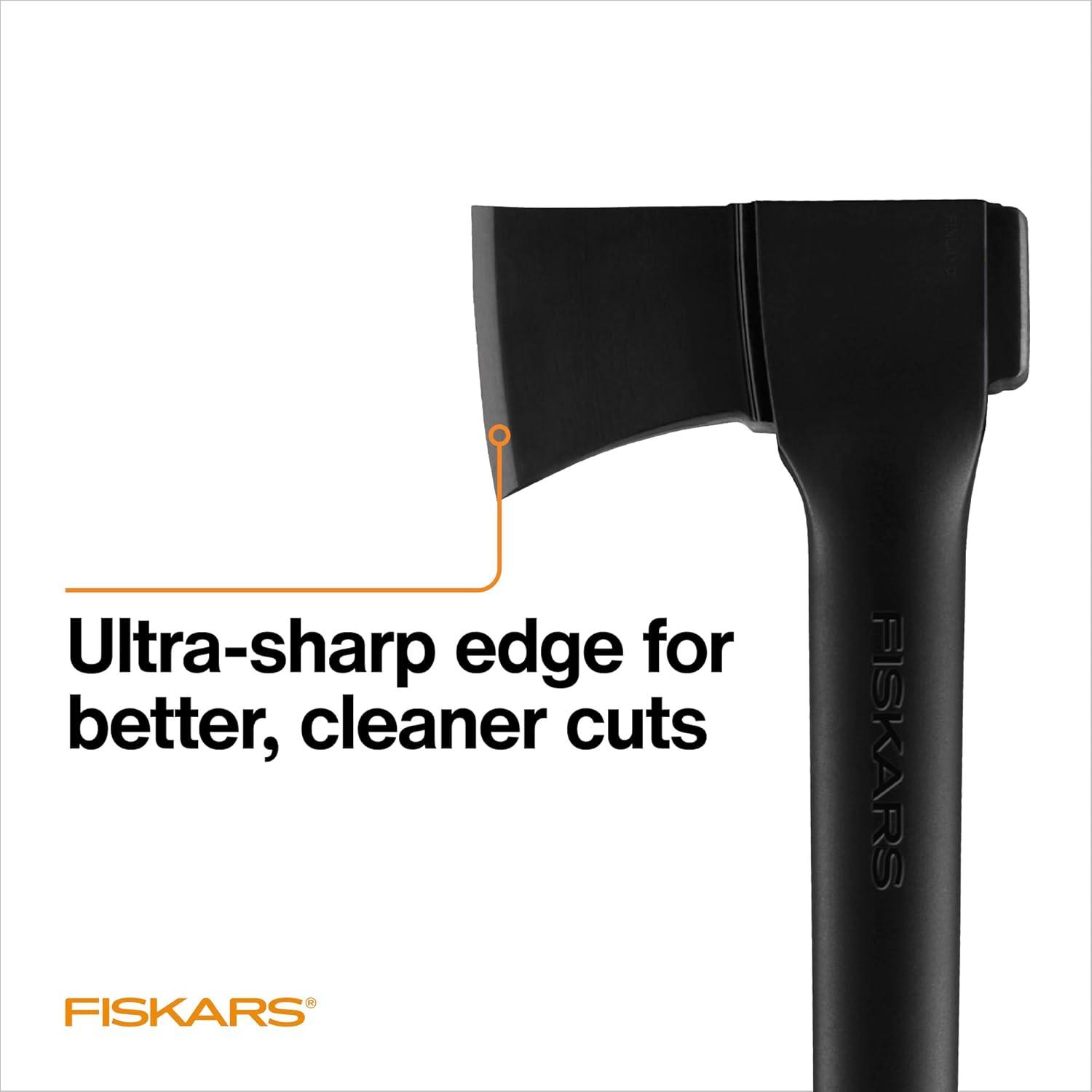 imageFiskars 28quot Chopping Axe UltraSharp Blade for Kindling with Ease Weight Balanced Garden and Outdoor Gear 35 pounds BlackChopping Axe 28 in