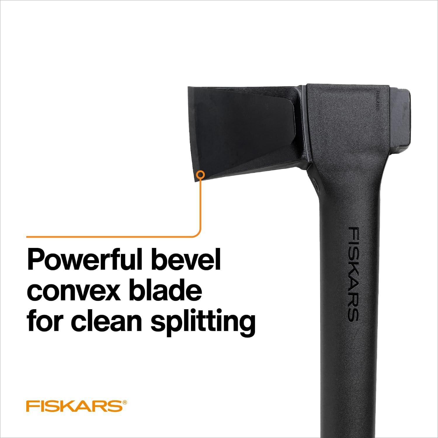 imageFiskars 28quot Chopping Axe UltraSharp Blade for Kindling with Ease Weight Balanced Garden and Outdoor Gear 35 pounds BlackSplitting Axe 36 In