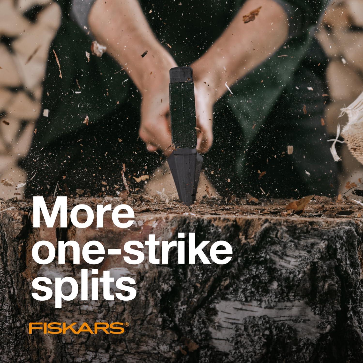 imageFiskars 28quot Chopping Axe UltraSharp Blade for Kindling with Ease Weight Balanced Garden and Outdoor Gear 35 pounds BlackSplitting Axe 36 In