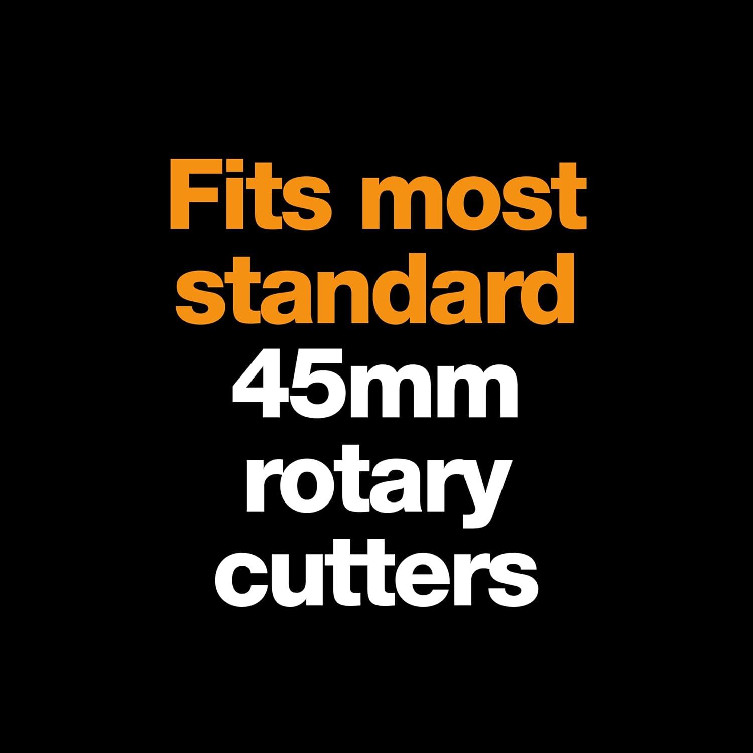 imageFiskars 45mm Rotary Blade 2Pack Replacement Blades for Rotary Cutters Precision Cutting for Quilting and Sewing1 Pack  Premium