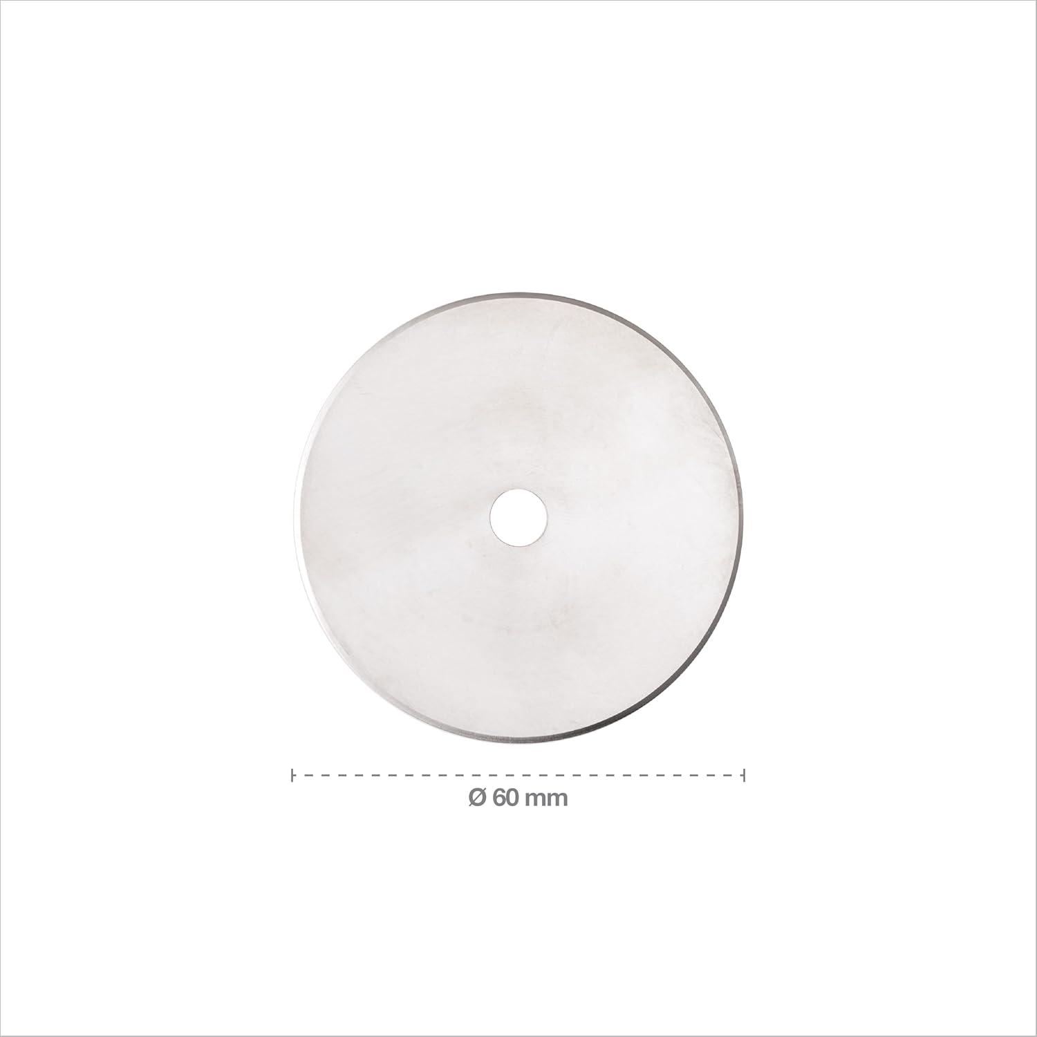 imageFiskars 45mm Rotary Blade 2Pack Replacement Blades for Rotary Cutters Precision Cutting for Quilting and Sewing2 Pack  Titanium