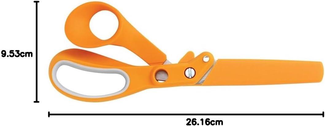 imageFiskars Amplify RazorEdge Fabric Shears Stainless Steel Blades For Thick Fabrics SoftGrip Handle 8inTraditional