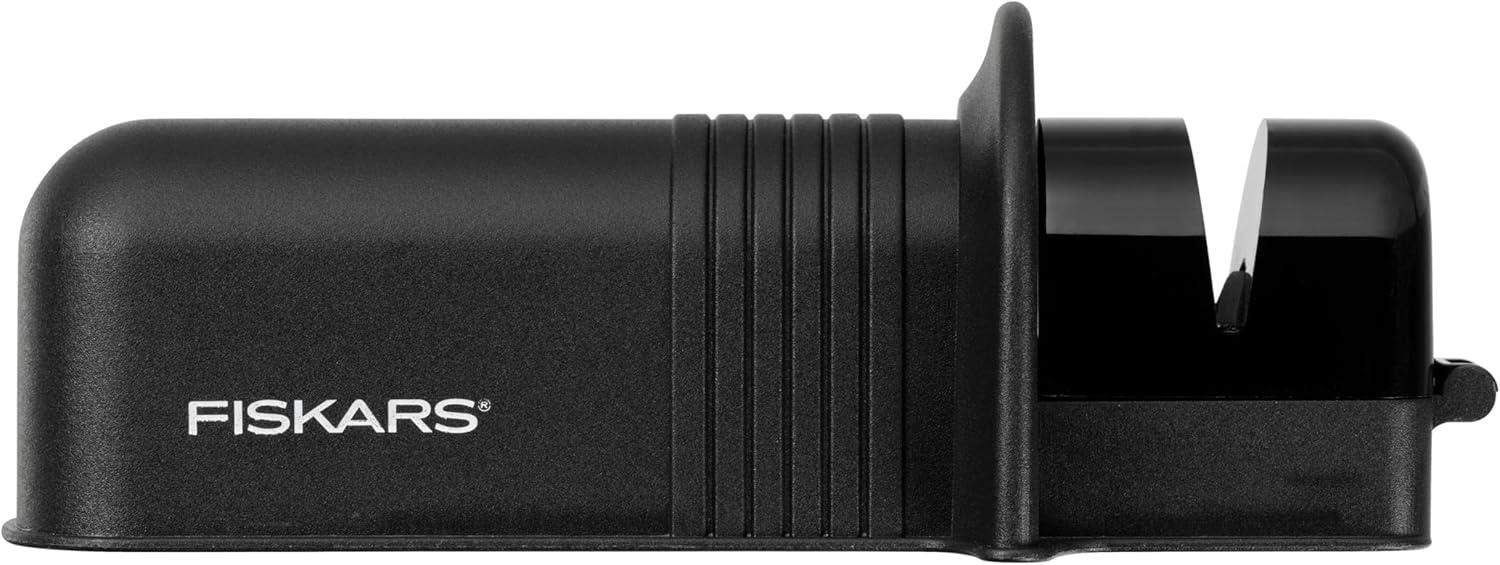 imageFiskars Axe and Knife Blade Sharpener  Outdoor and Backyard Tools  Black1