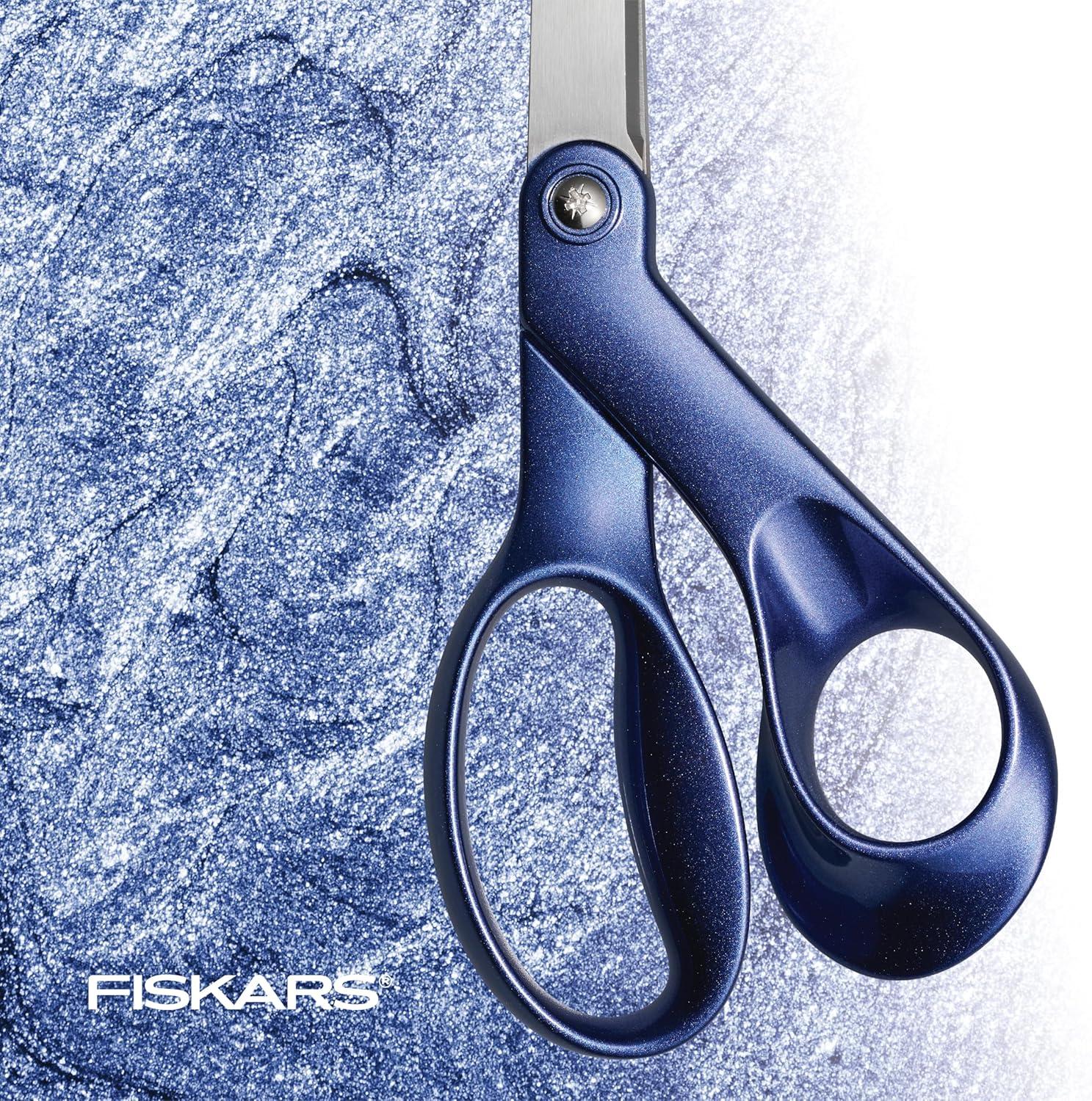 imageFiskars Explore Scissors Design Collection Blue Expanse 8 Inches