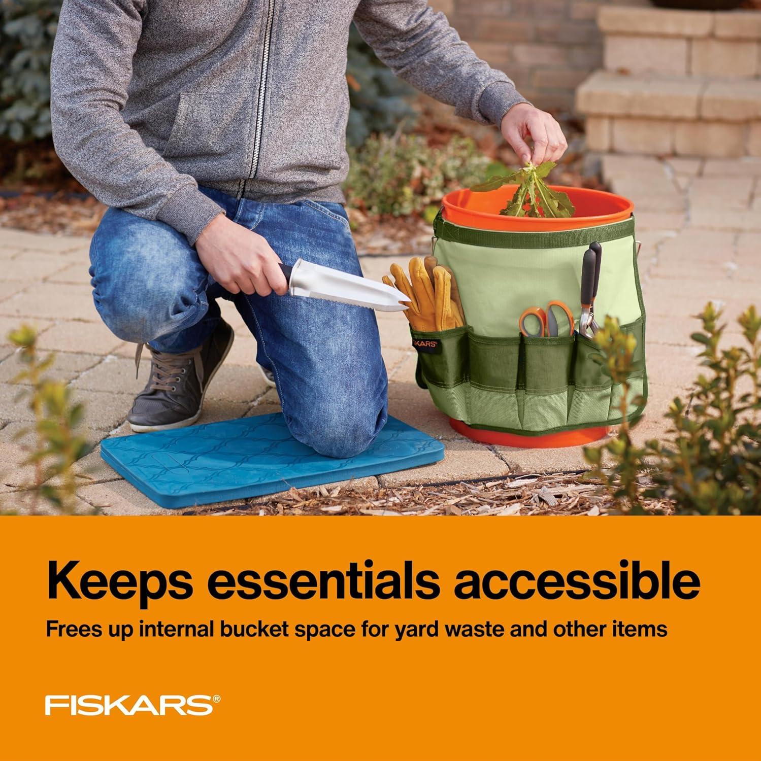imageFiskars Garden Tool Bucket Caddy 5 Gal Bucket and Tools Not Included