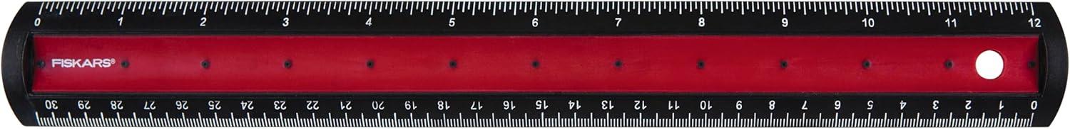 imageFiskars Kids 12quot Softgrip Ruler Color May Vary Back To School Supplies