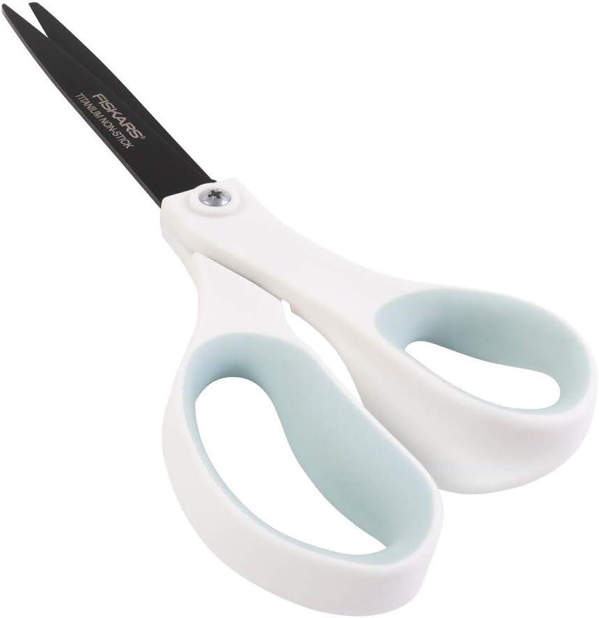 imageFiskars NonStick Titanium Softgrip Fashion Scissors 8quot
