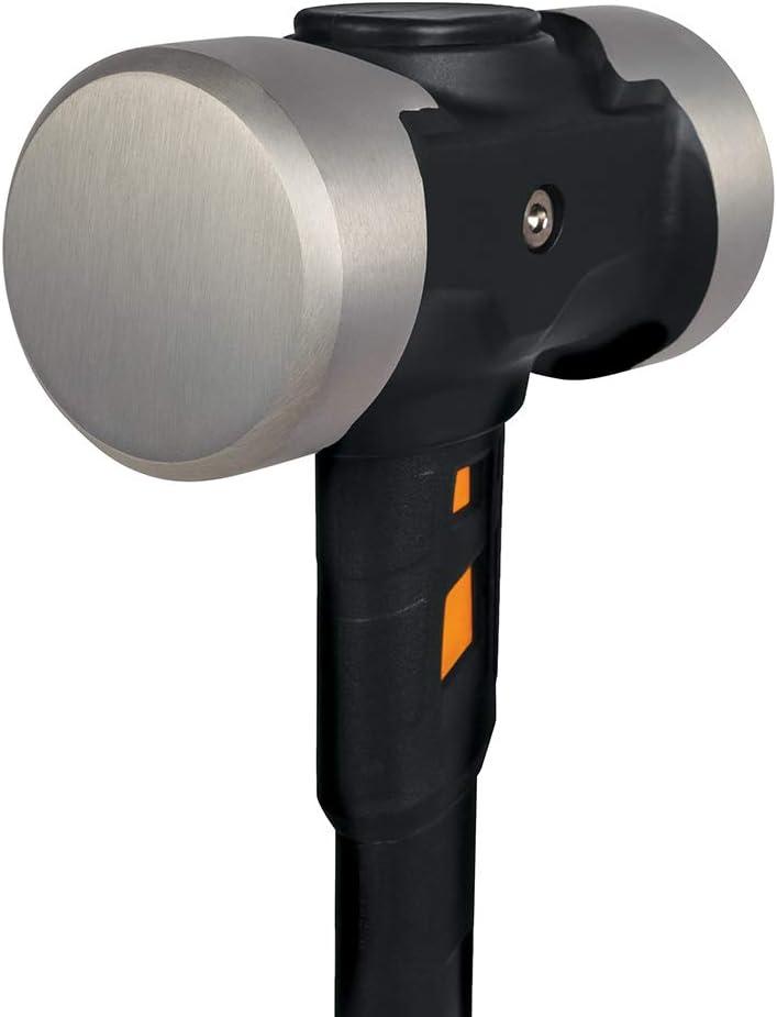 imageFiskars Pro Flat Face Sledge Hammer IsoCore Shock Control System Forged HeatTreated RustResistant Coating 12 lb 36 InchesDouble Flat Face 12 lb