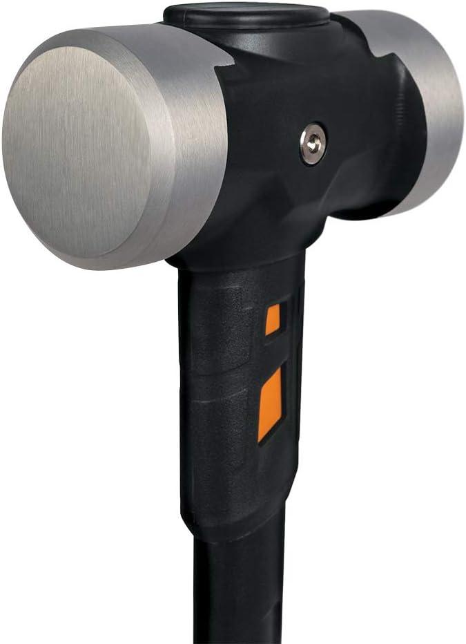imageFiskars Pro Flat Face Sledge Hammer IsoCore Shock Control System Forged HeatTreated RustResistant Coating 12 lb 36 InchesDouble Flat Face 8 lb