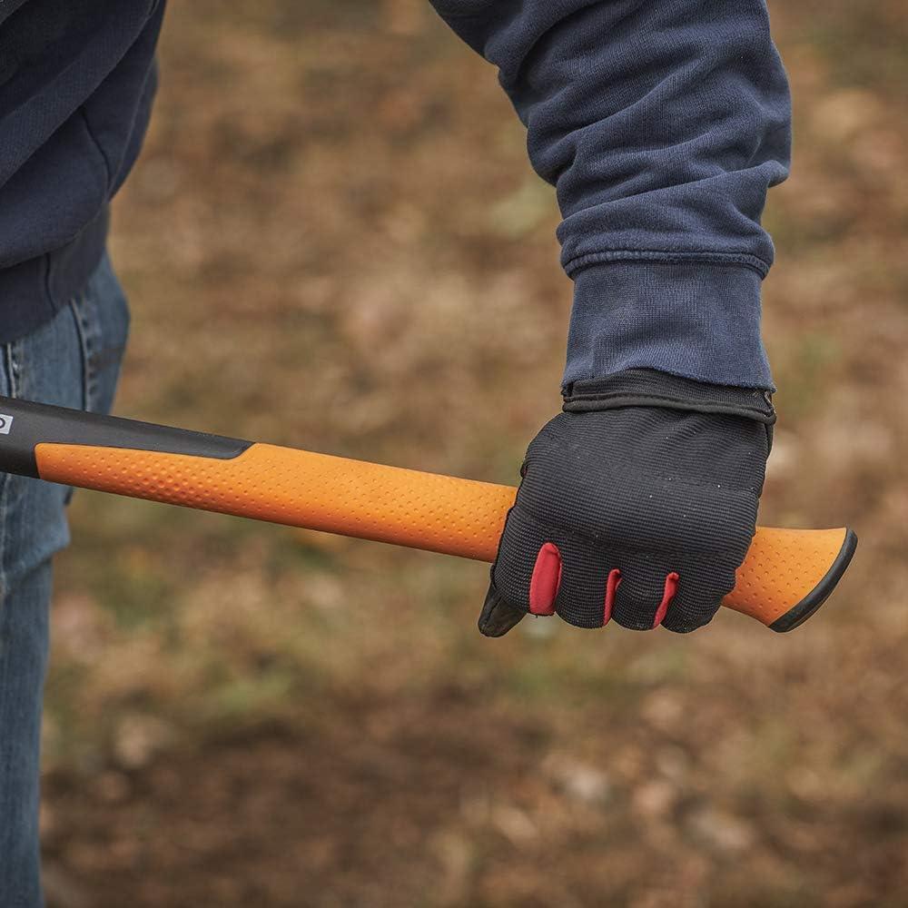 imageFiskars Pro Flat Face Sledge Hammer IsoCore Shock Control System Forged HeatTreated RustResistant Coating 12 lb 36 InchesDouble Flat Face 8 lb