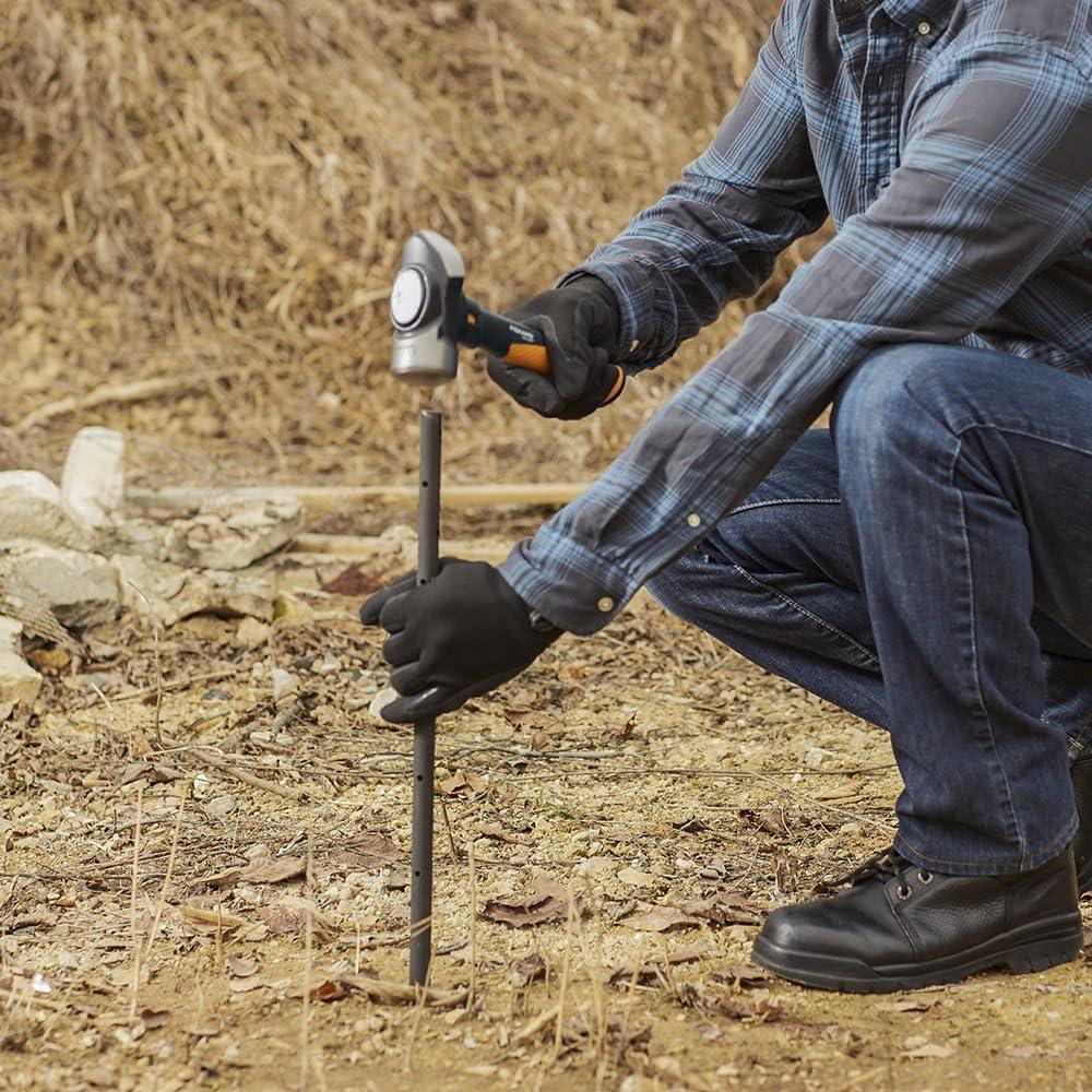 imageFiskars Pro IsoCore 4 lb Club Hammer 14quot  Drilling Hammer with Wedged Demolition and Driving Face ShockAbsorbing Grip  Construction and Home Improvement Tools4 Pound