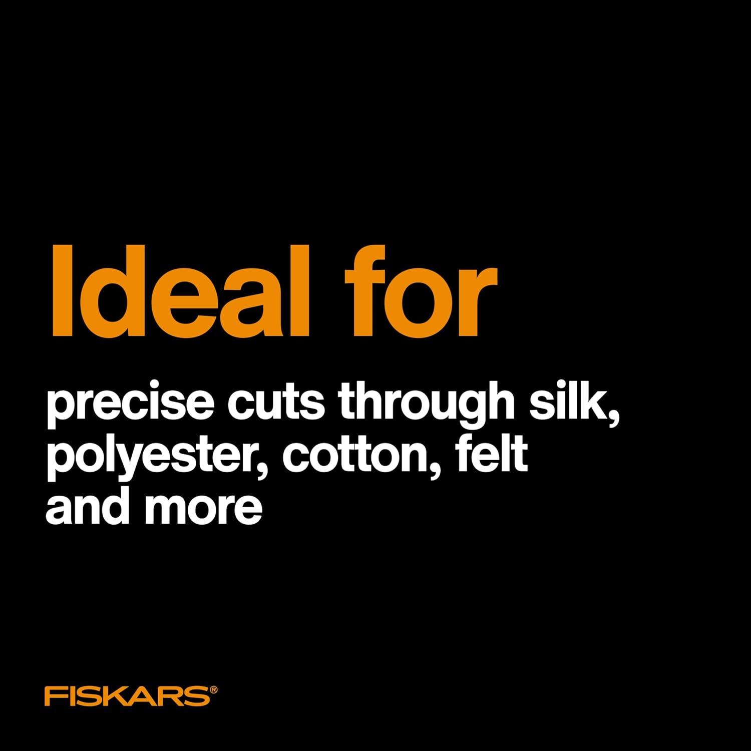 imageFiskars RazorEdge Fabric Scissors  8quot Heavy Duty Fabric Shears with SoftGrip Ergonomic Handle Premier Grade Stainless Steel BladesRazorEdge 9