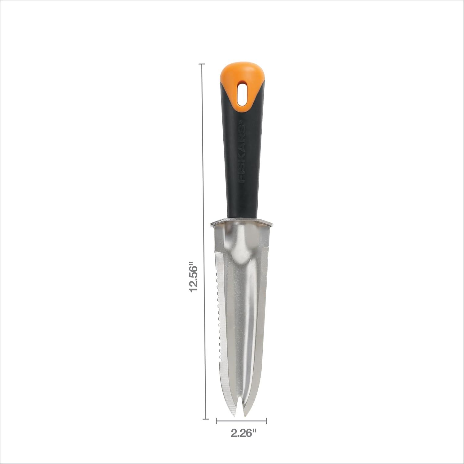 imageFiskars Steel Garden Knife MultiPurpose Weed Puller Gardening Tool for Planting Weeding Digging and Cultivating with Hanging HoleGarden Knife