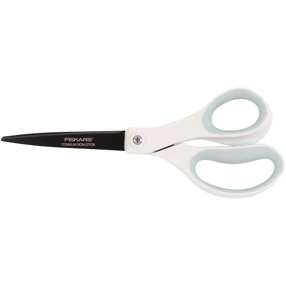 imageFiskars NonStick Titanium Softgrip Fashion Scissors 8quot