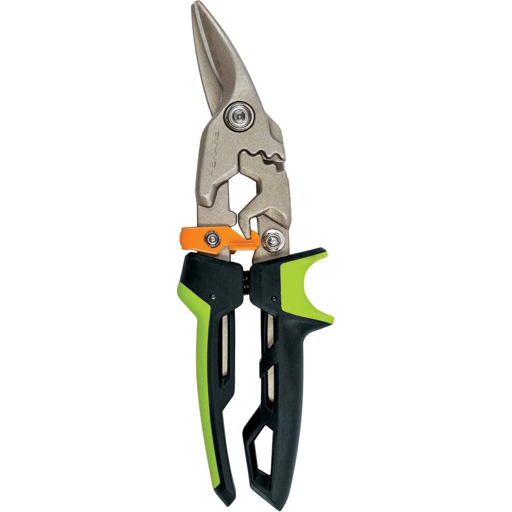 imageFiskars PowerGear Aviation Snips Right CutRight Cut