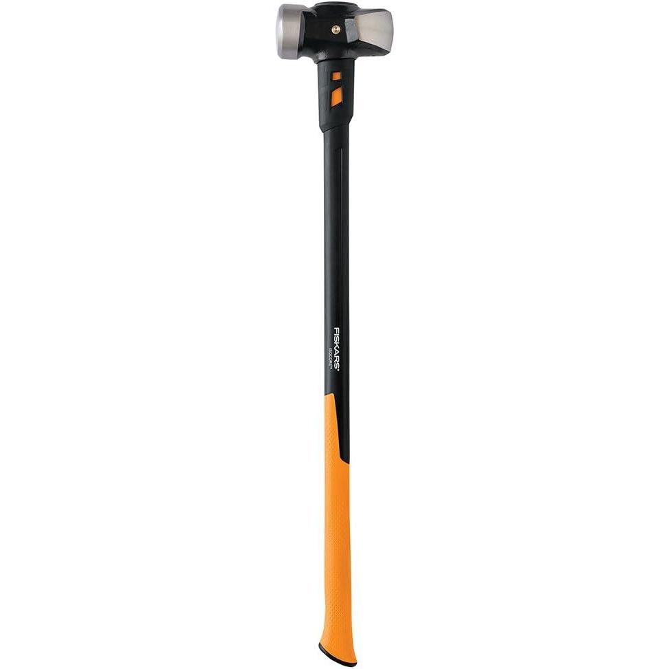 imageFiskars Pro Flat Face Sledge Hammer IsoCore Shock Control System Forged HeatTreated RustResistant Coating 12 lb 36 InchesPro IsoCore Sledge Hammer 8 lb