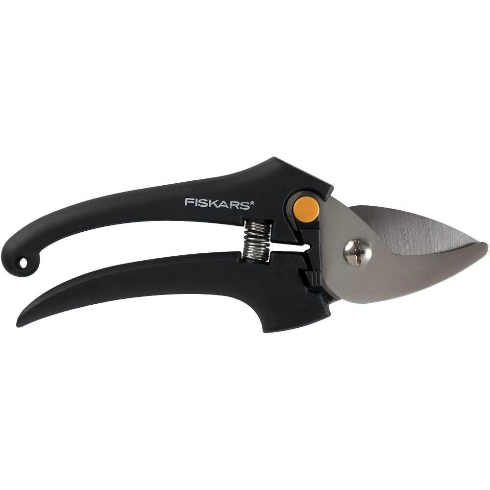imageFiskars Stainless Steel Bypass Fashion Pruner Black 3792001005 FSKSHRBlack
