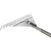imageFiskars 3979301001 PRO Leaf Rake 65 Inch SilverPRO Leaf Rake