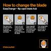 imageFiskars 45mm Rotary Blade 2Pack Replacement Blades for Rotary Cutters Precision Cutting for Quilting and Sewing1 Pack  Standard