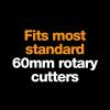 imageFiskars 45mm Rotary Blade 2Pack Replacement Blades for Rotary Cutters Precision Cutting for Quilting and Sewing2 Pack  Titanium