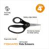 imageFiskars 5quot LeftHanded PointedTip Scissors for Kids Ages 47 Scissors for School or Crafting Back to School Supplies BlackBlack