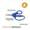 imageFiskars 5quot LeftHanded PointedTip Scissors for Kids Ages 47 Scissors for School or Crafting Back to School Supplies BlackBlue
