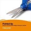 imageFiskars 5quot LeftHanded PointedTip Scissors for Kids Ages 47 Scissors for School or Crafting Back to School Supplies BlackBlue