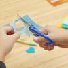 imageFiskars 5quot LeftHanded PointedTip Scissors for Kids Ages 47 Scissors for School or Crafting Back to School Supplies BlackBlue