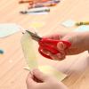 imageFiskars 5quot LeftHanded PointedTip Scissors for Kids Ages 47 Scissors for School or Crafting Back to School Supplies BlackRed
